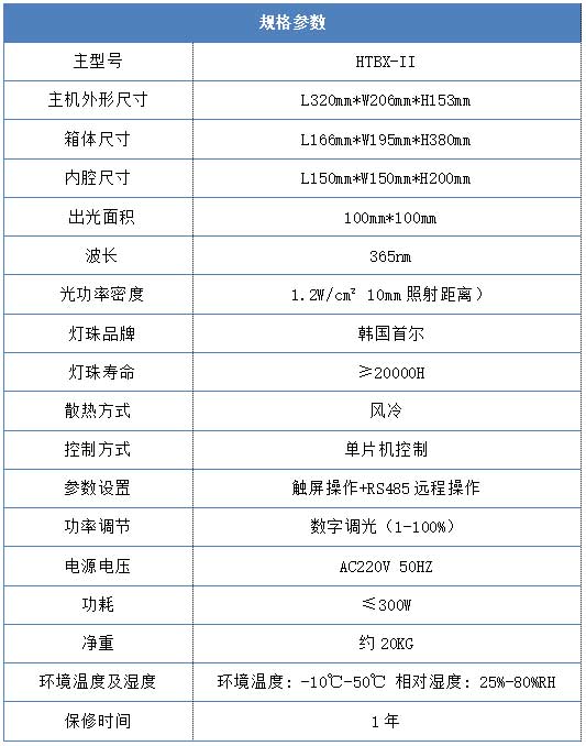100*100mm uvled分離式烤箱
